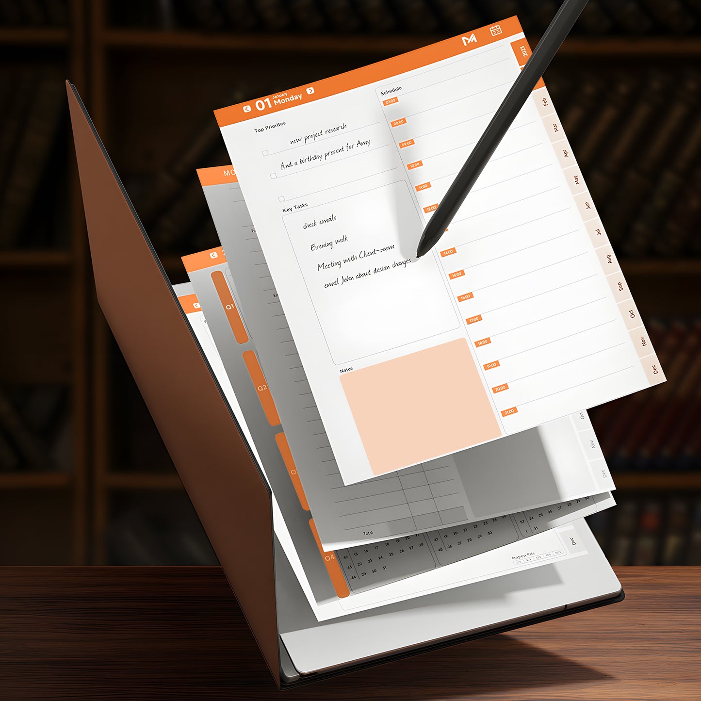 ReMarkable Paper Pro Templates, Password Tracker