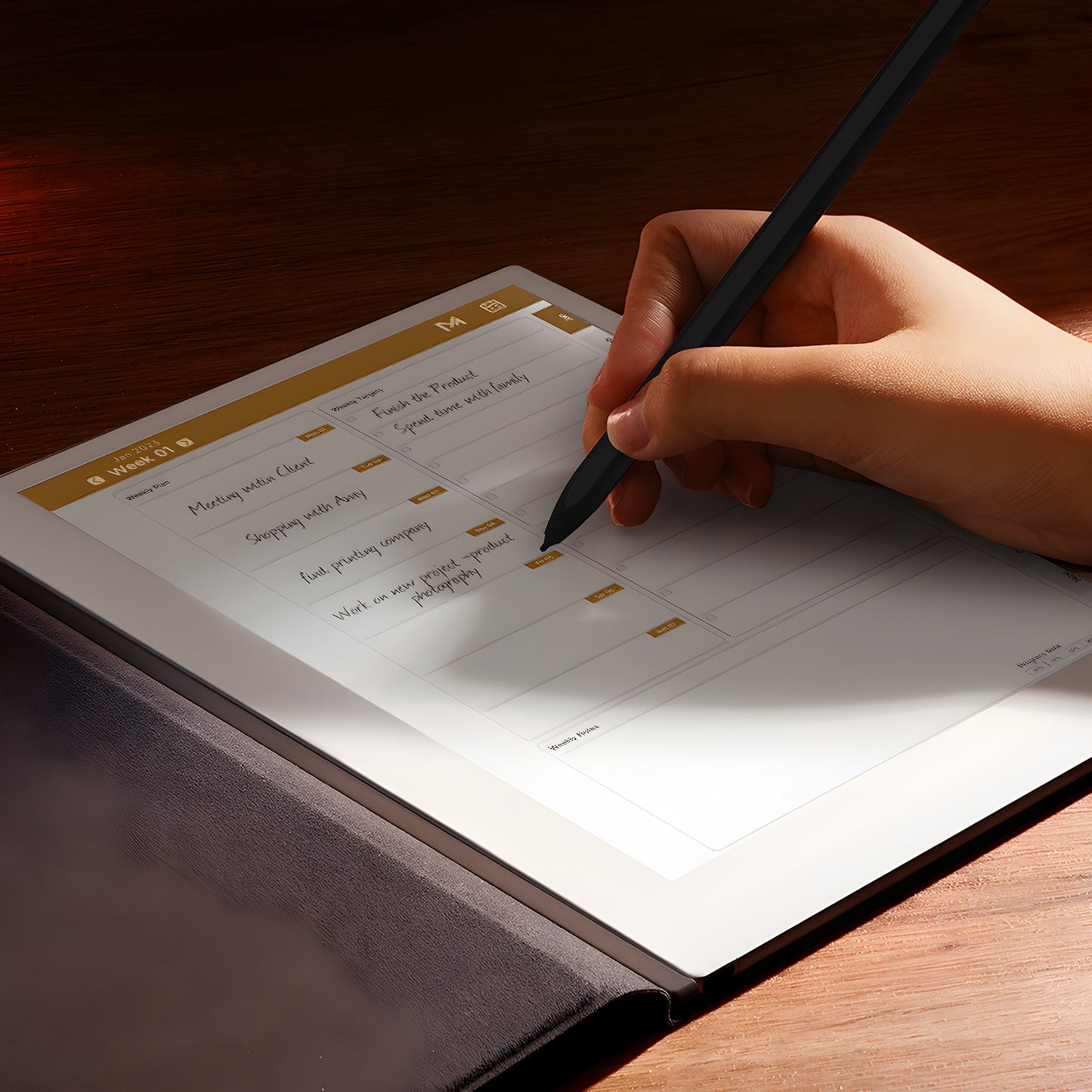 ReMarkable Paper Pro Templates, Password Tracker