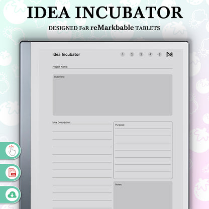 ReMarkable 2 Templates, Idea Incubator