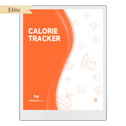 ReMarkable Paper Pro Templates, Calorie Tracker