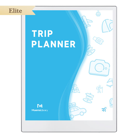 ReMarkable Paper Pro Templates,Trip Planner