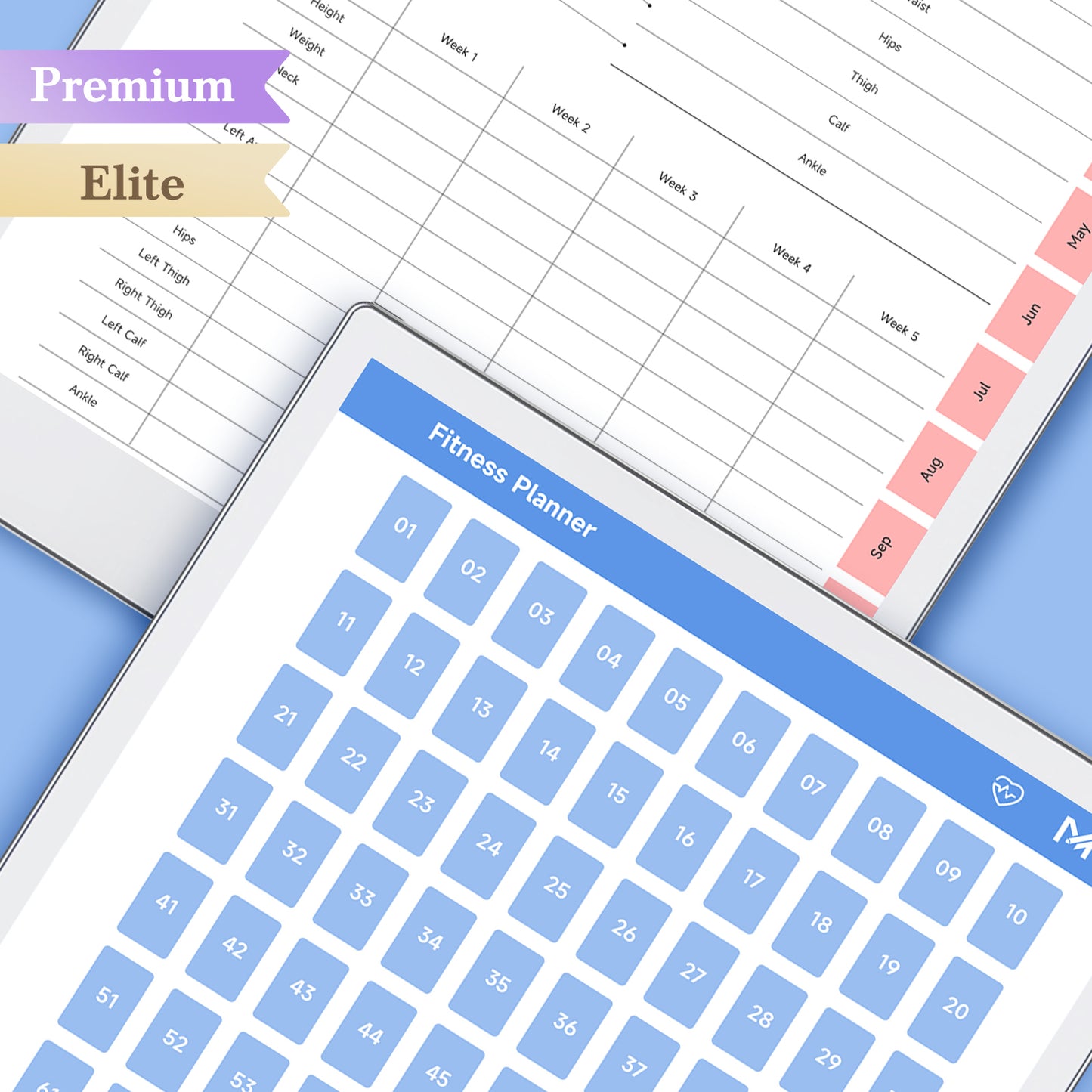 ReMarkable Paper Pro Templates, Health Tracker