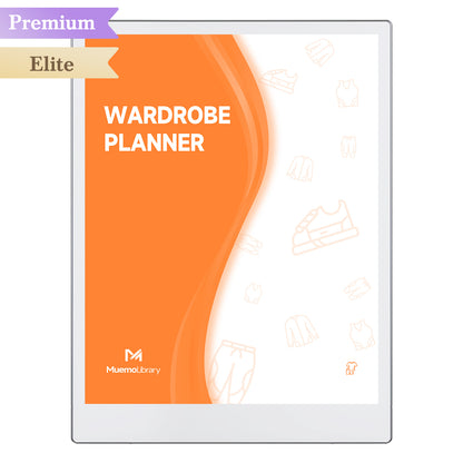 ReMarkable Paper Pro Templates, Wardrobe Planner