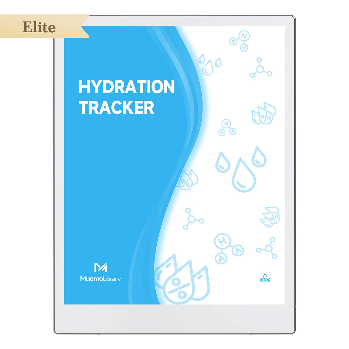 ReMarkable Paper Pro Templates, Hydration Tracker