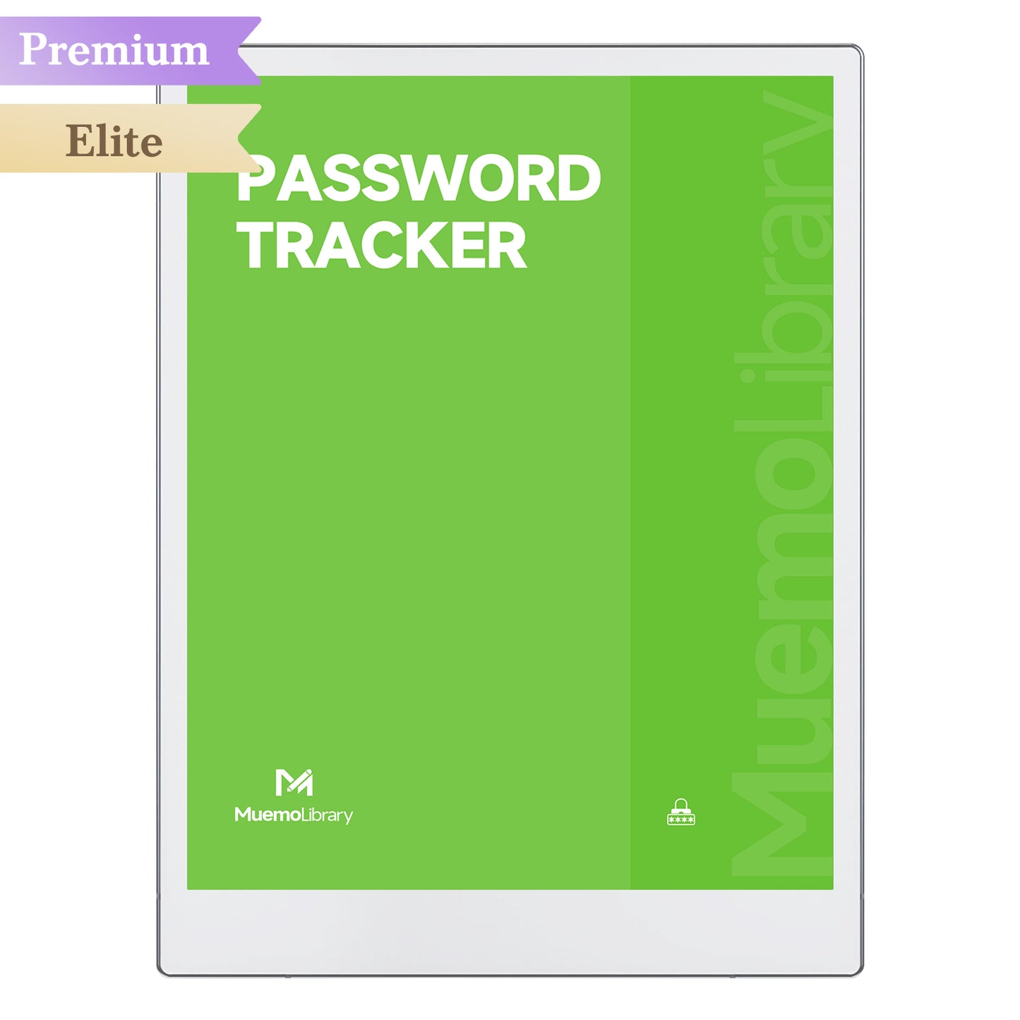 ReMarkable Paper Pro Templates, Password Tracker