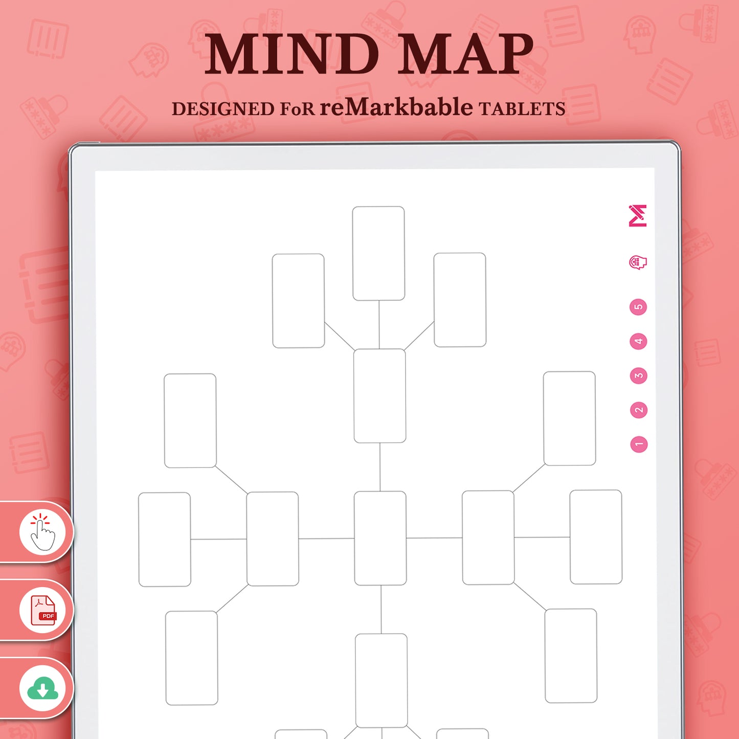 ReMarkable Paper Pro Templates, Mind Map