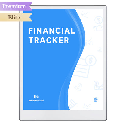 ReMarkable Paper Pro Templates, Financial Tracker