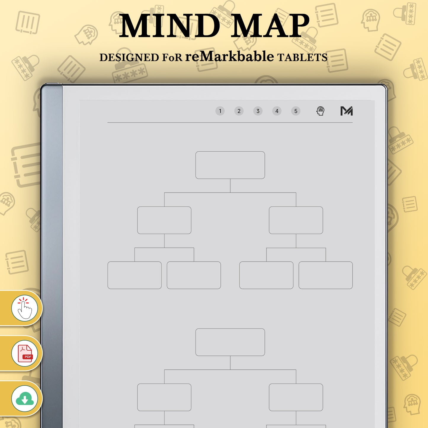 ReMarkable 2 Templates, Mind Map