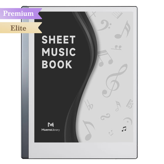 ReMarkable 2 Templates, Sheet Music Book