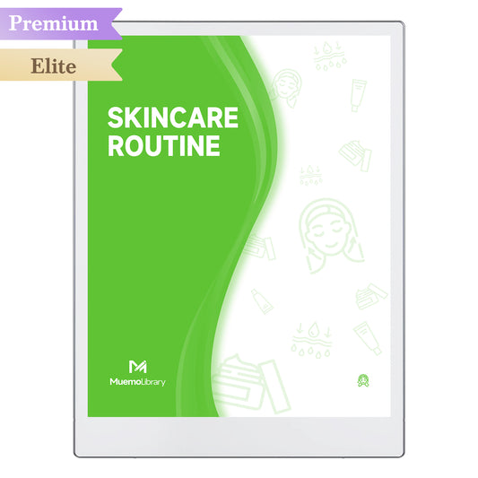 ReMarkable Paper Pro Templates, Skincare Routine