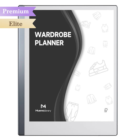 ReMarkable 2 Templates, Wardrobe Planner