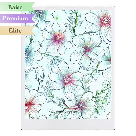 ReMarkable Paper Pro Sleep Screens, Petal, 1 PNG