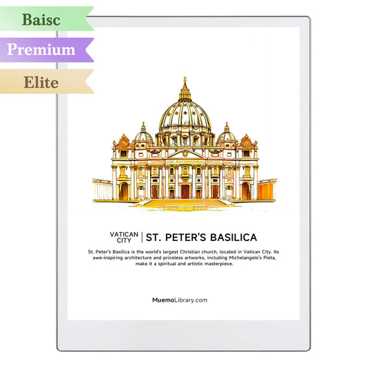 ReMarkable Paper Pro Sleep Screens, St. Peter's Basilica, 1 PNG