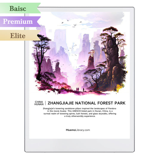 ReMarkable Paper Pro Sleep Screens, Zhangjiajie National Forest Park, 1 PNG