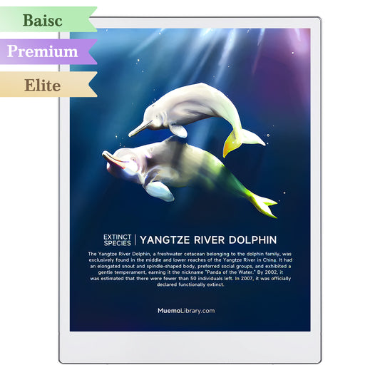 ReMarkable Paper Pro Sleep Screens, YANGTZE RIVER DOLPHIN, 1 PNG