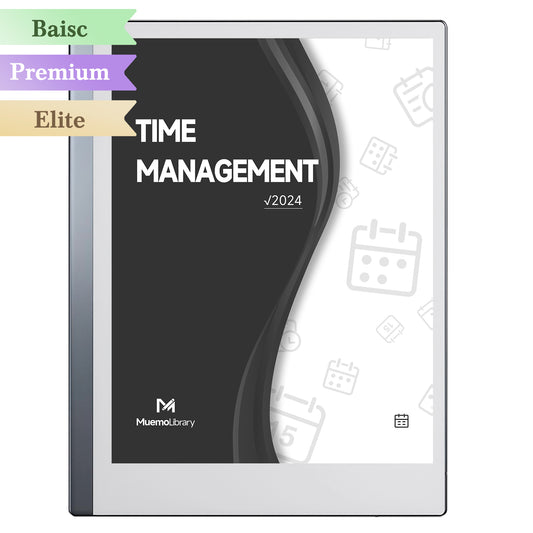 ReMarkable 2 Templates, Ultimate Bundle - Time Management Planner 2024