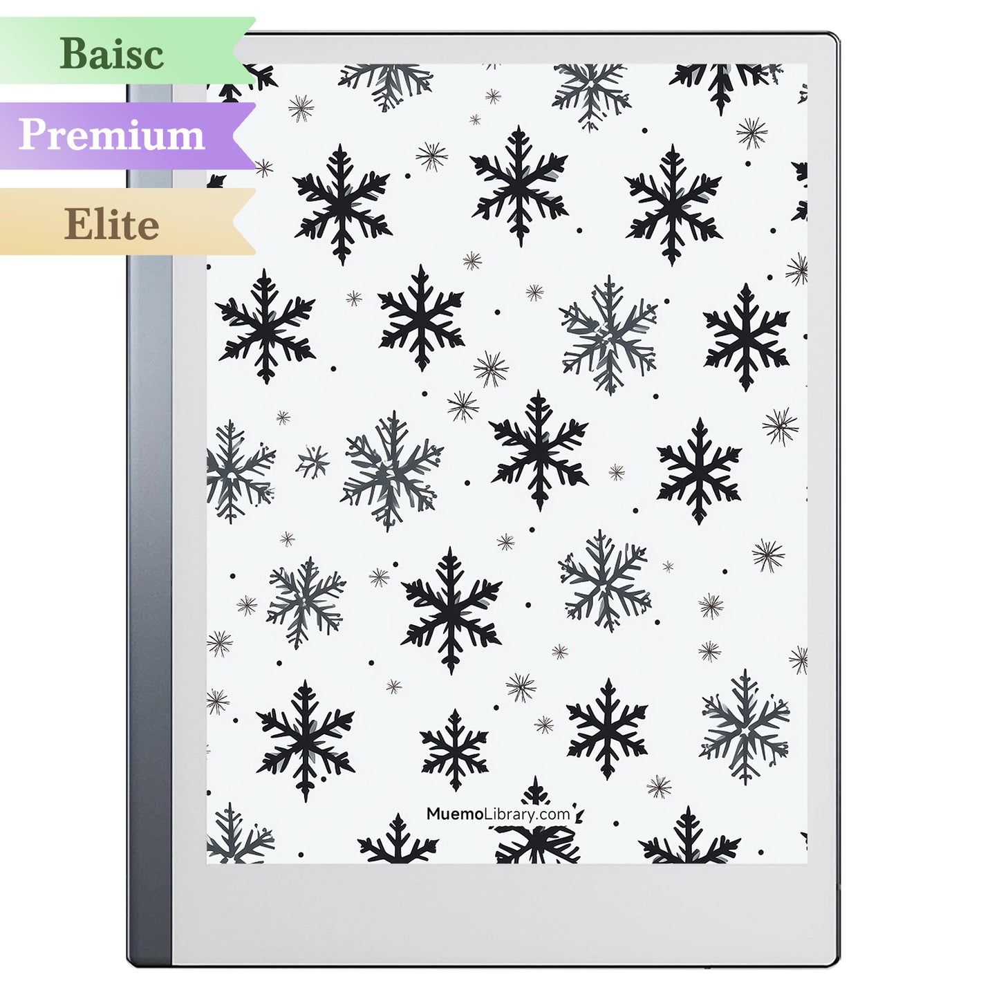 ReMarkable 2 Sleep Screens, Snowflake, 1 PNG