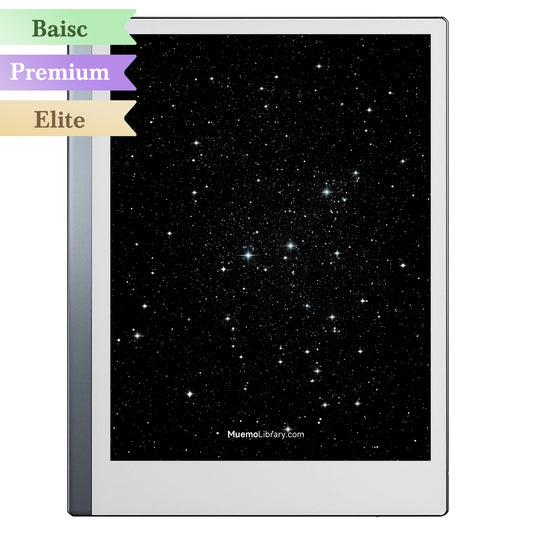 ReMarkable 2 Sleep Screens, Starry Sky, 1 PNG